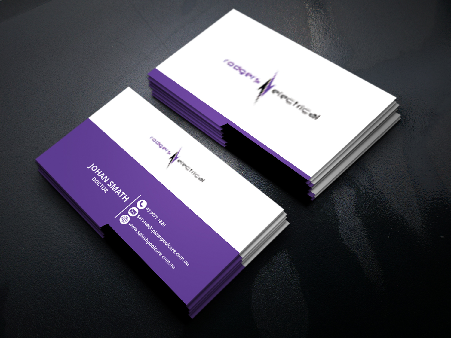 Business Card Design by Kobita1 for Rodgers Electrical | Design #19642160
