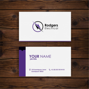 Business Card Design by Hasyim As'ari for Rodgers Electrical | Design: #19677581