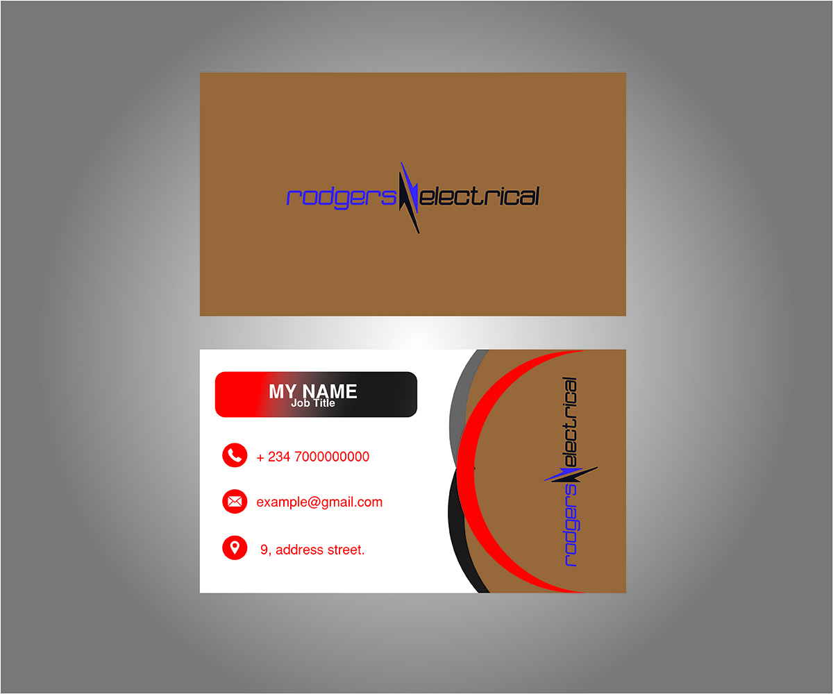 Business Card Design by Buildsmart for Rodgers Electrical | Design #19671677