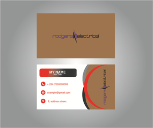 Business Card Design by Buildsmart for Rodgers Electrical | Design #19671677