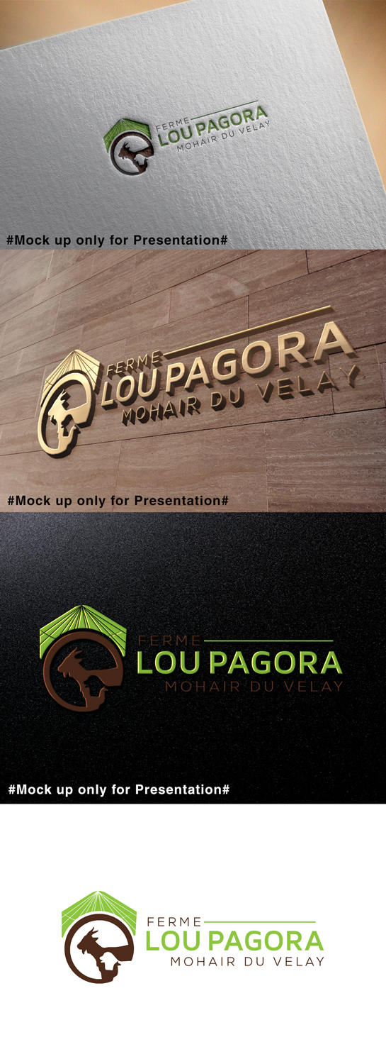 Logo Design by designmind78 for Ferme "Lou Pagora" - Mohair du Velay | Design: #19628430