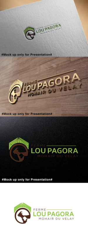 Logo Design by designmind78 for Ferme "Lou Pagora" - Mohair du Velay | Design: #19628430