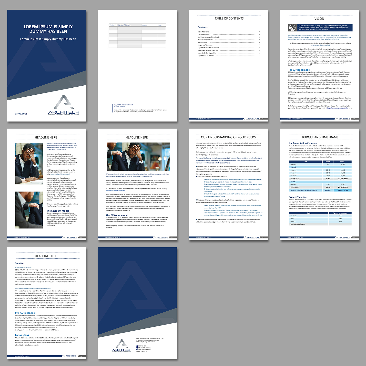 Design de Modèle Word par kousik pour ce projet | Design #19632397