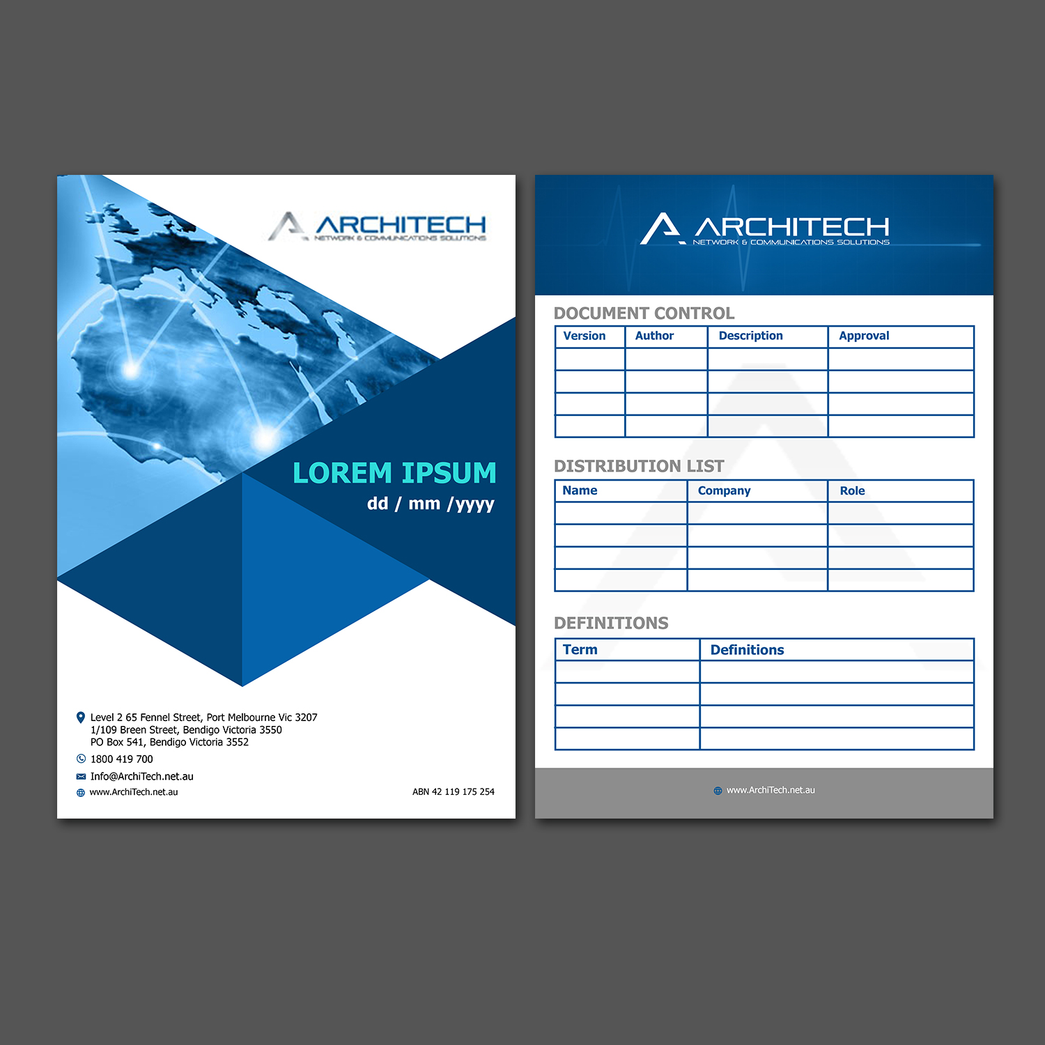 Word Template Design by Schöpfer for this project | Design #19631994