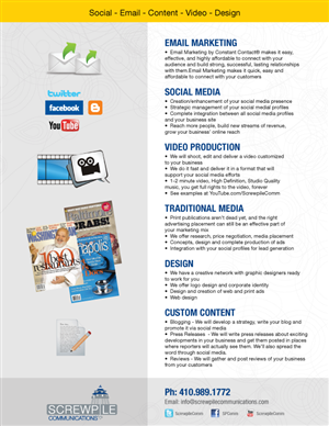 Flyer Design by gagan for this project | Design: #697906