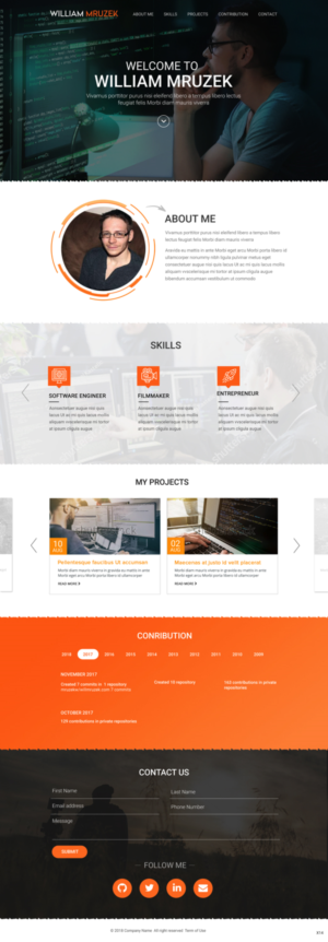 Web Design by pb for this project | Design: #19627237