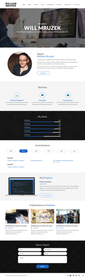 Web Design by pb for this project | Design: #19631853