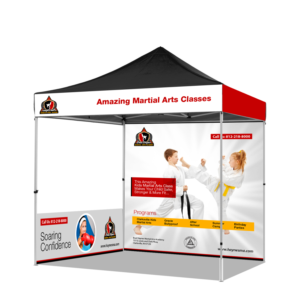 Trade Show Booth Design by M K G for Clarksville TaeKwonDo Karate Center, Inc. | Design: #19687606