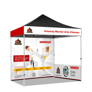 Trade Show Booth Design by M K G for Clarksville TaeKwonDo Karate Center, Inc. | Design: #19687607
