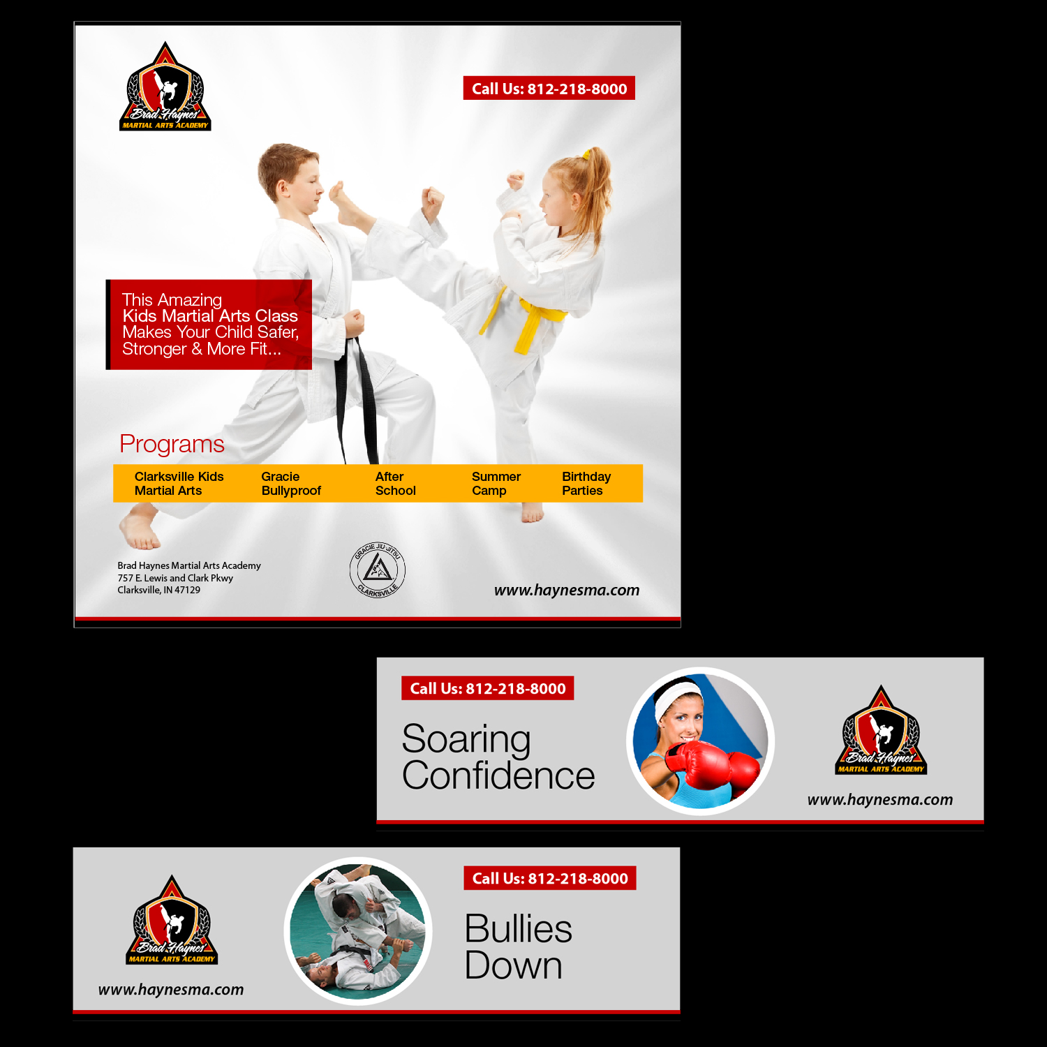 Trade Show Booth Design by M K G for Clarksville TaeKwonDo Karate Center, Inc. | Design #19687621