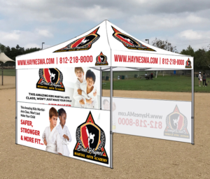 Trade Show Booth Design by Deziners Zone for Clarksville TaeKwonDo Karate Center, Inc. | Design: #19636769