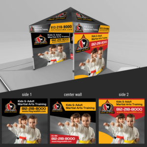 Trade Show Booth Design by Maxo-Biz for Clarksville TaeKwonDo Karate Center, Inc. | Design: #19684143