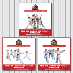 Trade Show Booth Design by ahsansdk for Clarksville TaeKwonDo Karate Center, Inc. | Design: #19698249