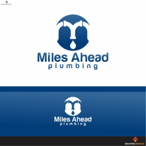 Miles Ahead Plumbing | Logo Design by Graphic Bricks