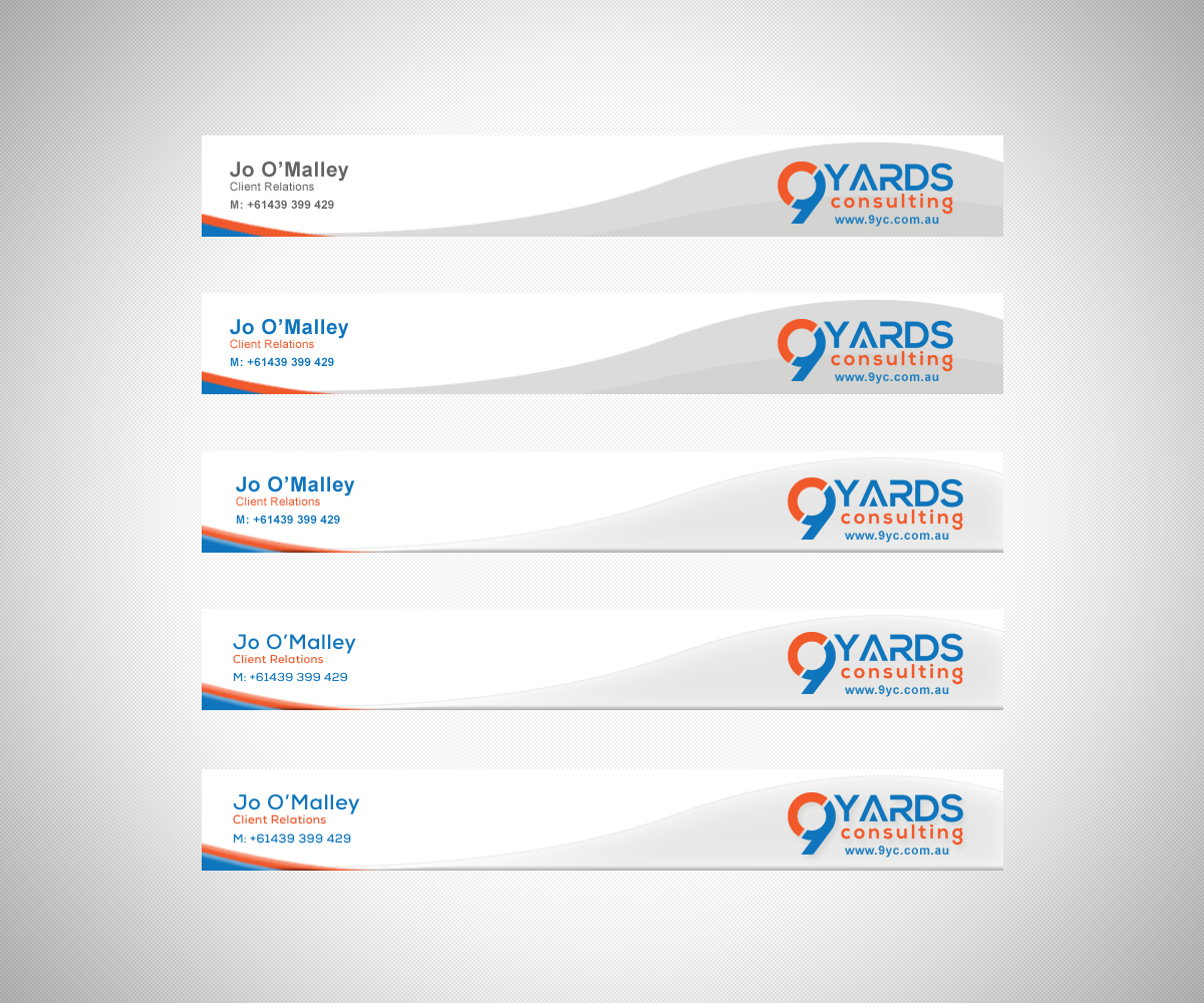Letterhead Design by Nebojsa Aleksic for 9Yards Consulting | Design #19625555