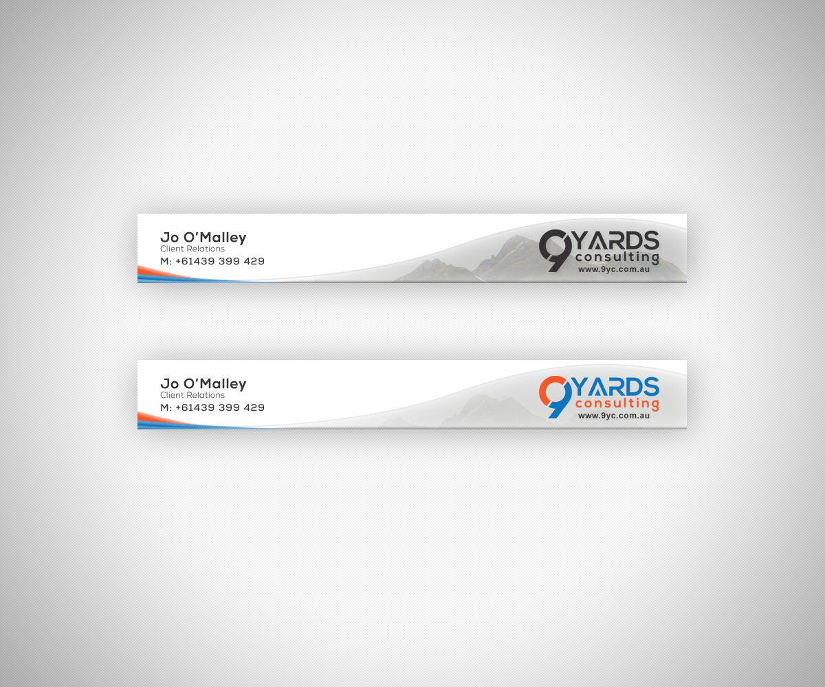 Letterhead Design by neboica for 9Yards Consulting | Design #19625747