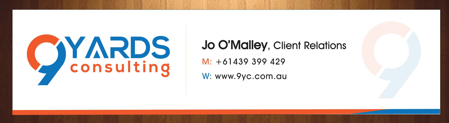 Letterhead Design by HarmiDesigning for 9Yards Consulting | Design #19632259