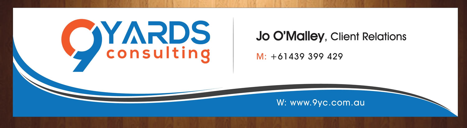 Letterhead Design by HarmiDesigning for 9Yards Consulting | Design #19632262