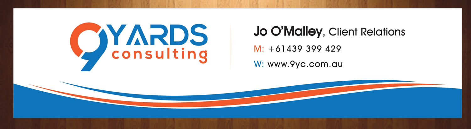 Letterhead Design by HarmiDesigning for 9Yards Consulting | Design #19632272