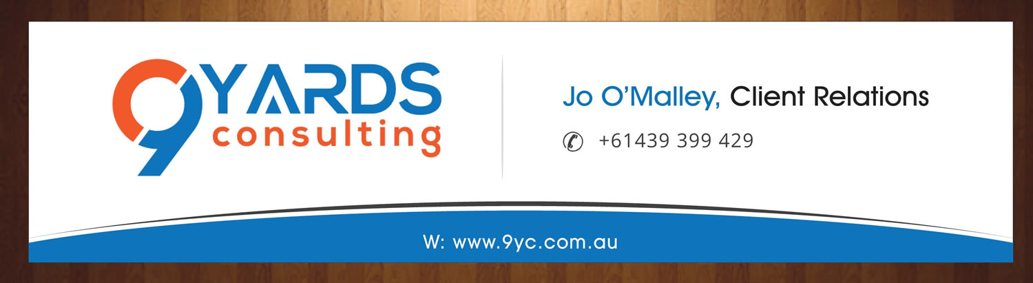 Letterhead Design by HarmiDesigning for 9Yards Consulting | Design #19632273