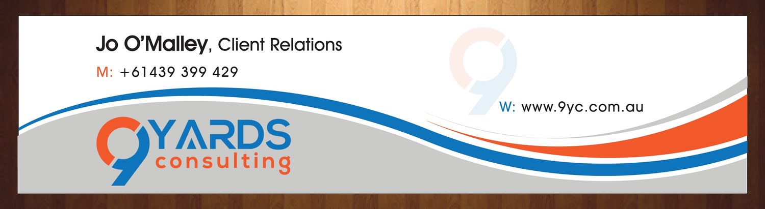 Letterhead Design by HarmiDesigning for 9Yards Consulting | Design #19632277