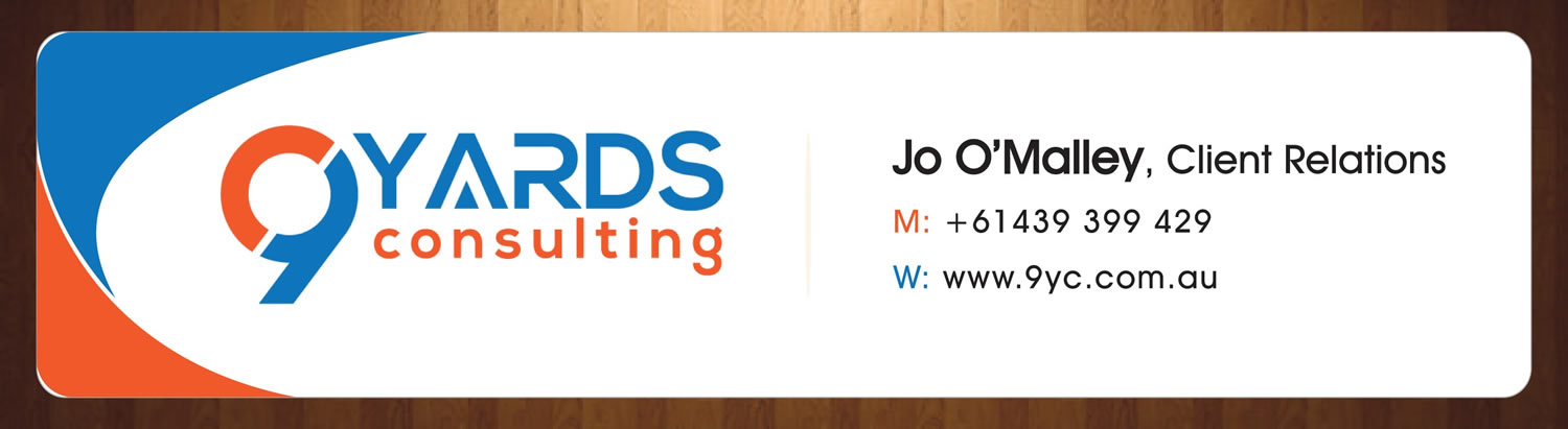 Letterhead Design by HarmiDesigning for 9Yards Consulting | Design #19632284