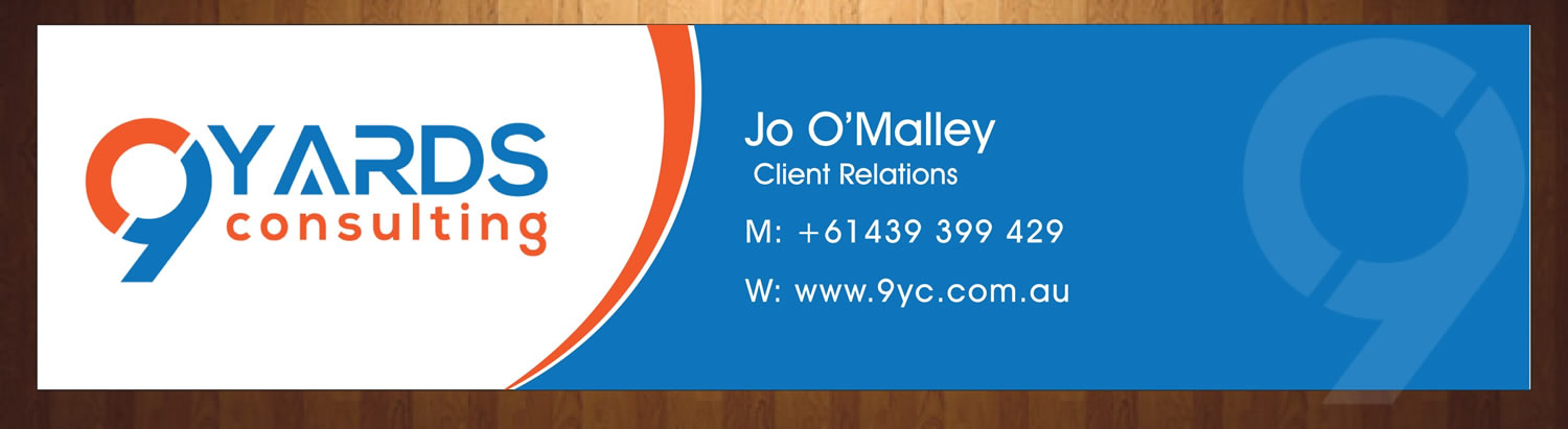 Letterhead Design by HarmiDesigning for 9Yards Consulting | Design #19632285