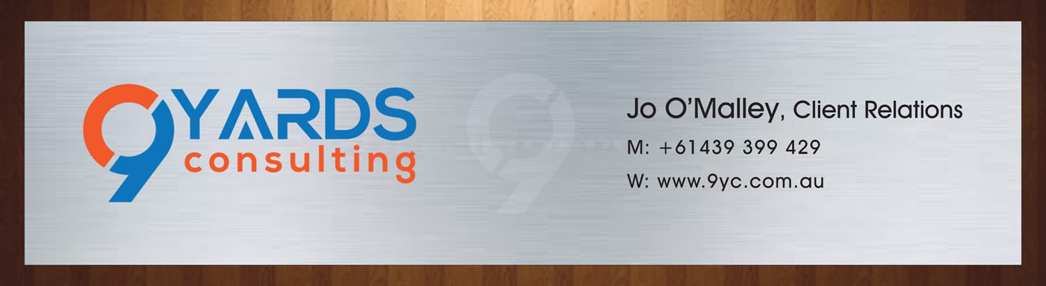 Letterhead Design by HarmiDesigning for 9Yards Consulting | Design #19632286