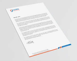 Letterhead Design by Infinitive Technology for 9Yards Consulting | Design: #19628622