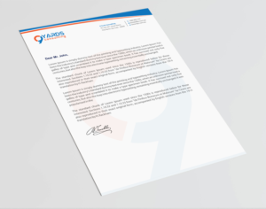 Letterhead Design by Infinitive Technology for 9Yards Consulting | Design: #19628930