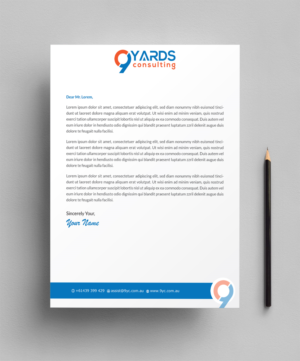 Letterhead Design by Infinitive Technology for 9Yards Consulting | Design: #19629018