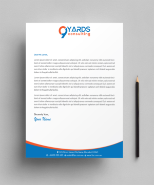 Letterhead Design by Infinitive Technology for 9Yards Consulting | Design: #19629024