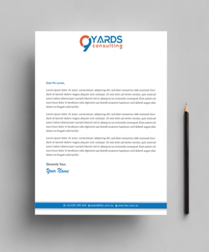 Letterhead Design by Infinitive Technology for 9Yards Consulting | Design: #19629044