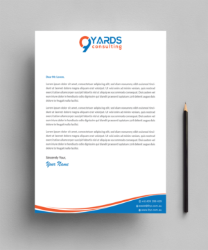 Letterhead Design by Infinitive Technology for 9Yards Consulting | Design: #19629060