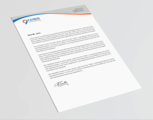 Letterhead Design by Infinitive Technology for 9Yards Consulting | Design: #19629116