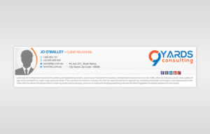 Letterhead Design by Infinitive Technology for 9Yards Consulting | Design: #19634835