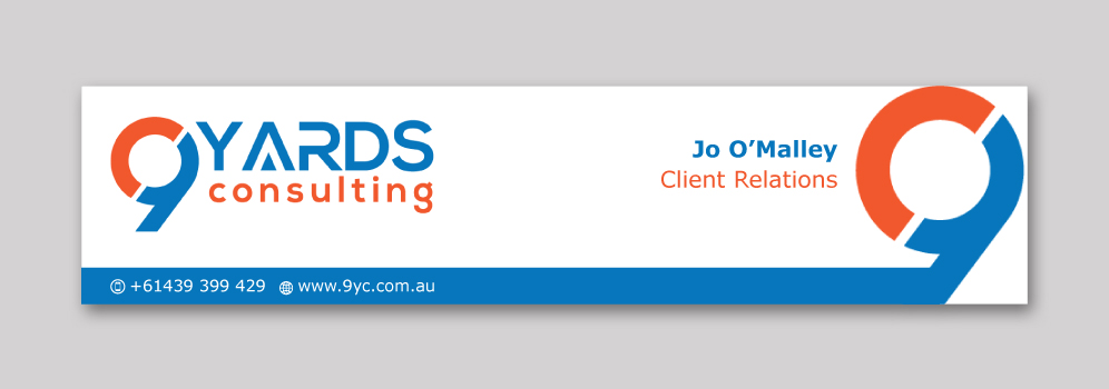 Letterhead Design by Infinitive Technology for 9Yards Consulting | Design #19634858