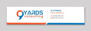 Letterhead Design by Infinitive Technology for 9Yards Consulting | Design: #19634861