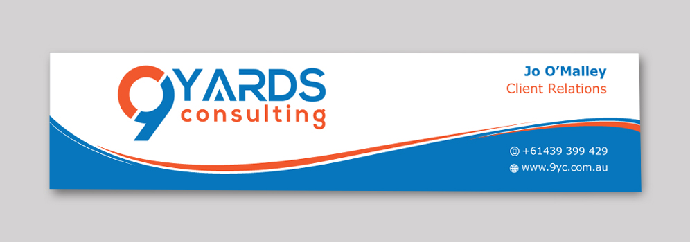Letterhead Design by Infinitive Technology for 9Yards Consulting | Design #19634870