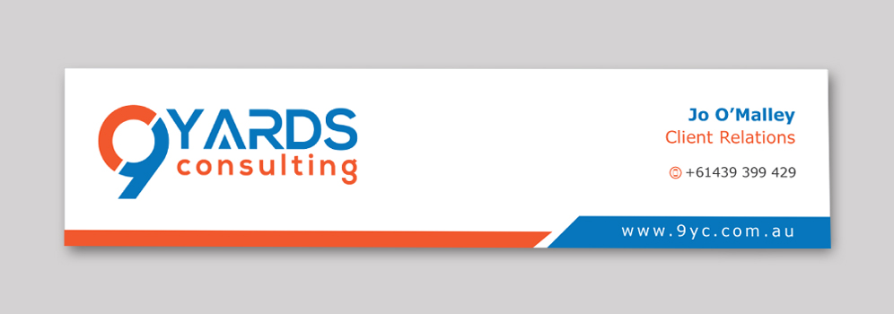 Design En-Tête par Infinitive Technology pour 9Yards Consulting | Design #19634871