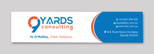 Design En-Tête par Infinitive Technology pour 9Yards Consulting | Design : #19634875
