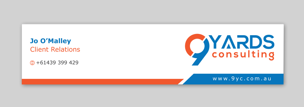 Design En-Tête par Infinitive Technology pour 9Yards Consulting | Design #19655135