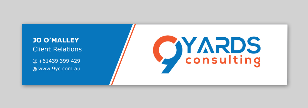 Letterhead Design by Infinitive Technology for 9Yards Consulting | Design #19655140