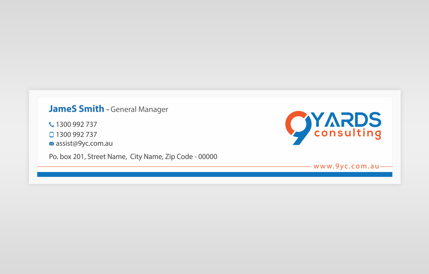 Letterhead Design by Infinitive Technology for 9Yards Consulting | Design #19655210