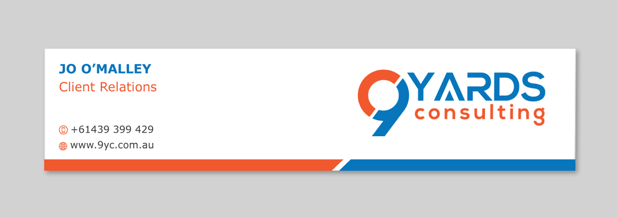 Design En-Tête par Infinitive Technology pour 9Yards Consulting | Design #19655271