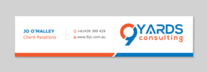 Letterhead Design by Infinitive Technology for 9Yards Consulting | Design: #19655302