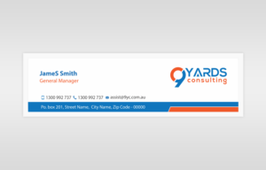 Design En-Tête par Infinitive Technology pour 9Yards Consulting | Design : #19655325