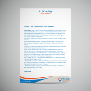 Letterhead Design by Pictorial for 9Yards Consulting | Design #19632403