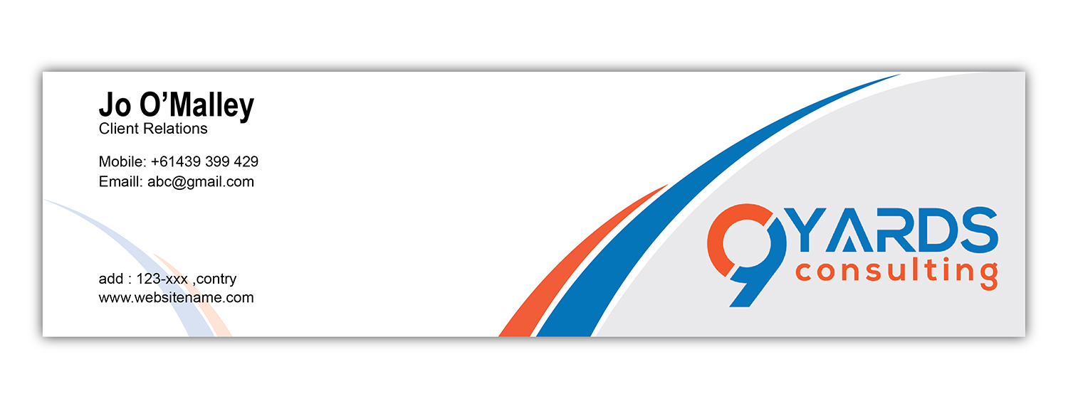 Letterhead Design by Pavan Prajapati for 9Yards Consulting | Design #19634736