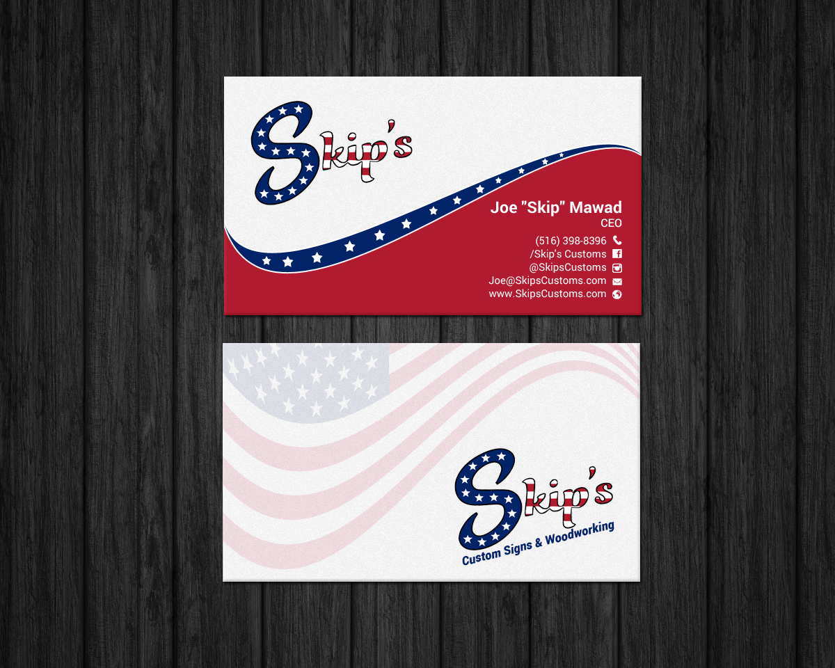 Business Card Design by chandrayaan.creative for Skip's Customs | Design #19630187